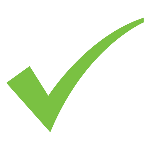 Curved Check Mark Icon PNG & SVG Design For T-Shirts